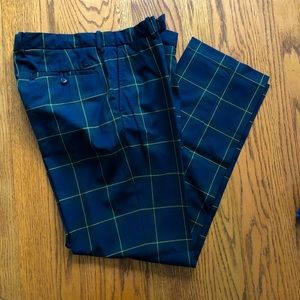 Ralph Lauren RLX - mens plaid wool dress pants - size 34 / 32 inches long